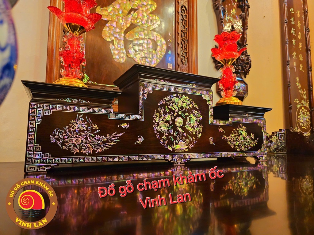 tam sơn gỗ trắc khảm ốc singapore tinh xảo 